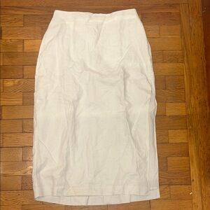 Abercrombie linen White Skirt
